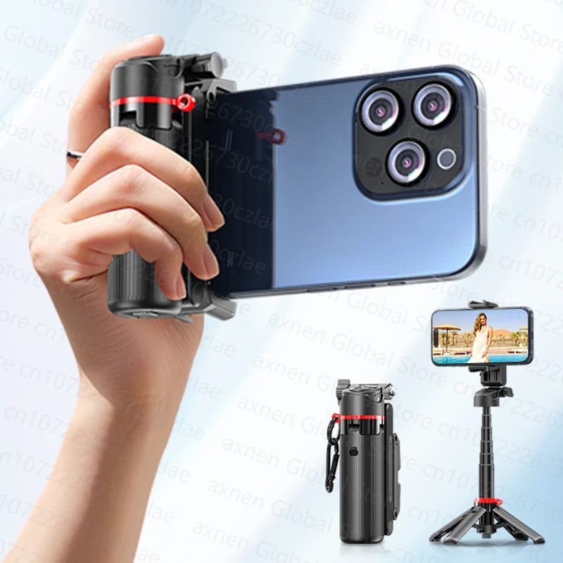 AXNEN Mini Selfie Stick Tripod 66.9” Extendable Cellphone Holder for Smartphones Shooting Vlog with Zoom Portable F07 Quadrapod AXNEN Mini Selfie Stick Tripod 66.9'' Extendable Cellphone Holder for Smartphones Shooting Vlog with Zoom Portable F07 Quadrapod