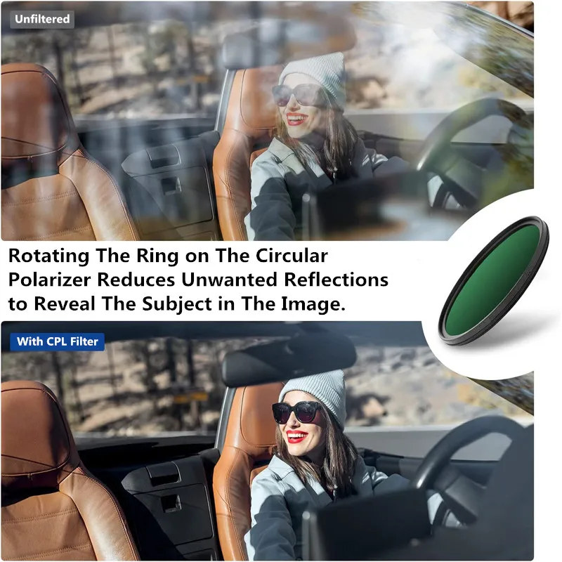 Circular Polarizing CPL Filter 37 39 40.5 43 46 49 52 55 58 62 67 72 77 mm for Nikon Canon Sony Fujifim Olympus Camera Lens