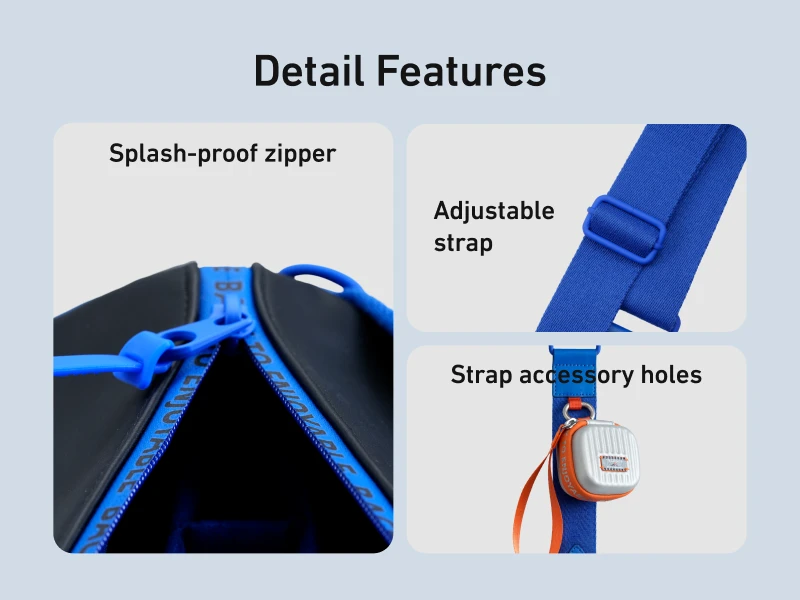 TELESIN Storage Protection Bag Carrying Case for DJI OSMO Pocket 4 3 Crossbody Bag Camera Accessories Storage Bag Storage Box