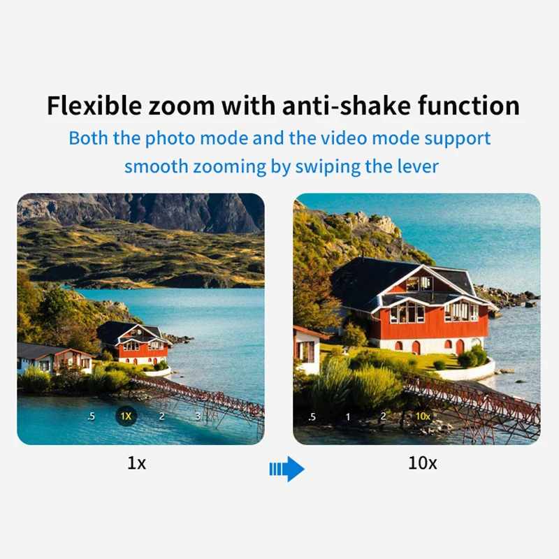 Magnetic Bluetooth Phone Camera Grip Zoom Shutter Button with Fill Light Remote Control Portable Phone Stabilizer Handle