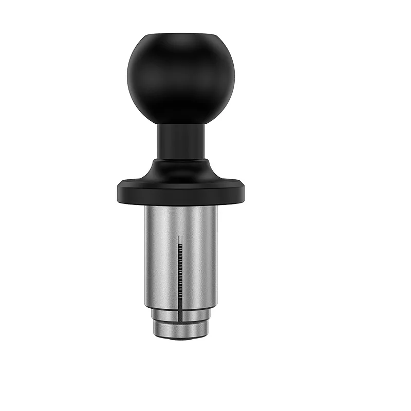Motorcycle Bike Mount Black Fork Stem Base with 17mm 25mm Ball Head for GoPro insta360 Ball Mount Adapter Mobile Phone Holder