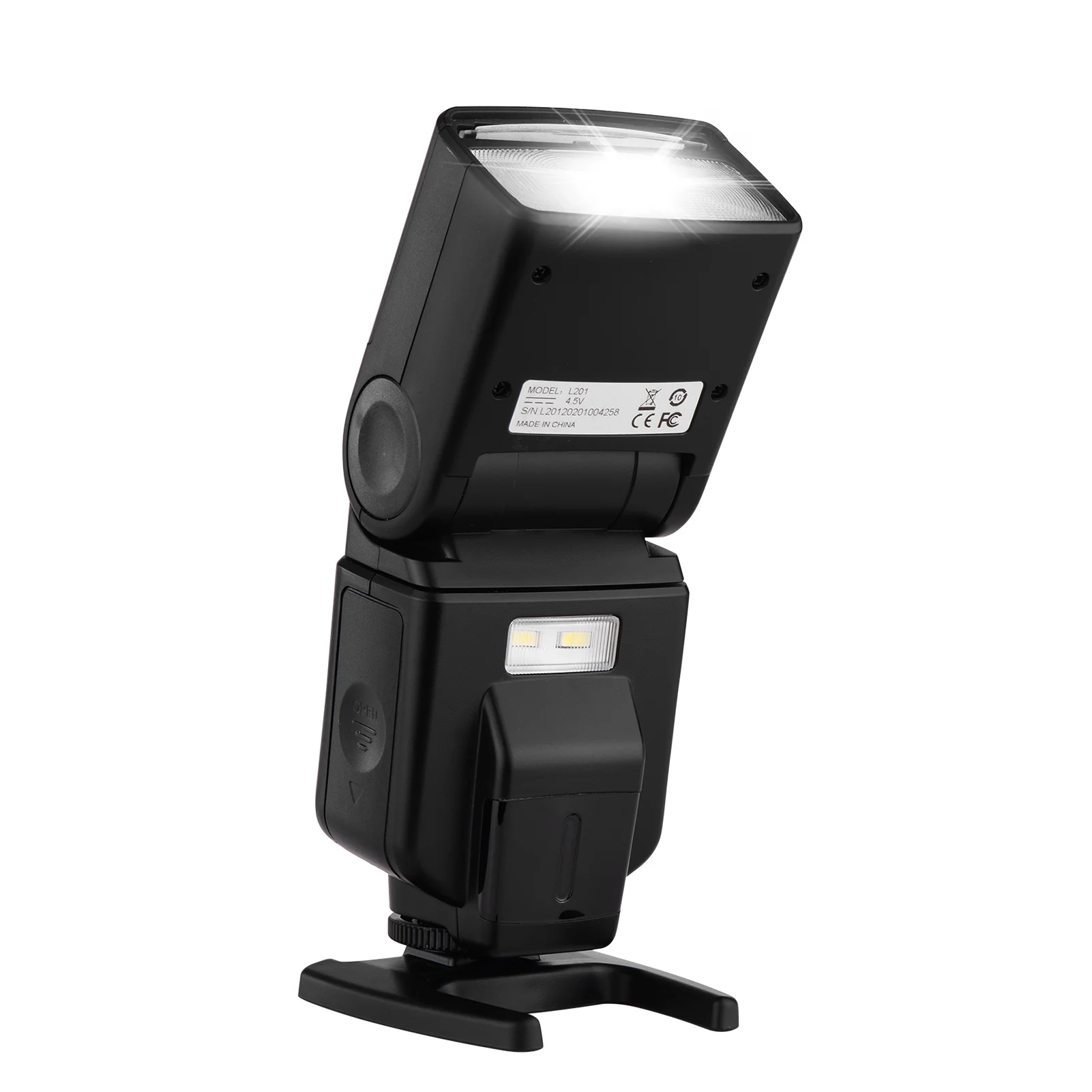 Andoer Universal Flash Speedlite GN40 Adjustable LED Fill Light On-camera Flash for Canon Nikon Olympus Pentax DSLR Cameras